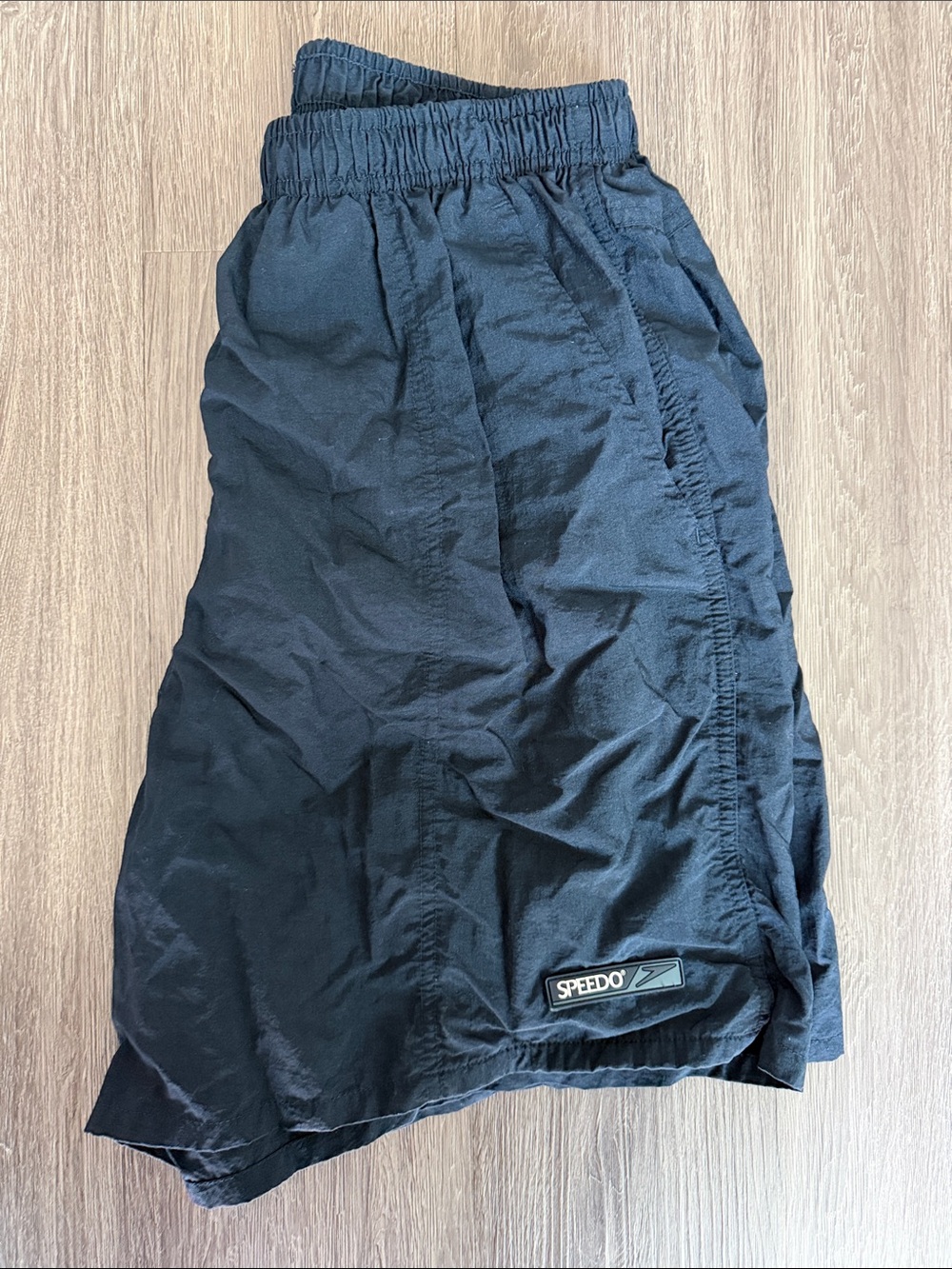 VINTAGE SPEEDO NAVY BLUE SWIM TRUNKS